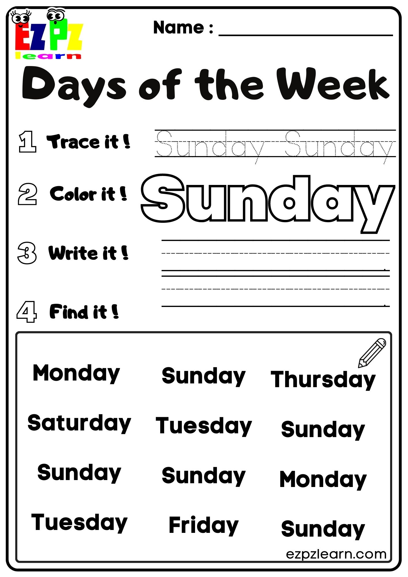 sunday-days-of-the-week-kids-activity-ezpzlearn